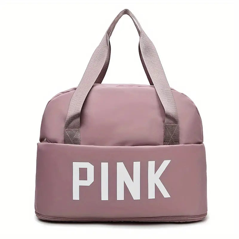 Letters Travel Handbag, Duffle Bag, Travel Luggage Bag, Large Capacity Multifunctional Bag (Expandable)
