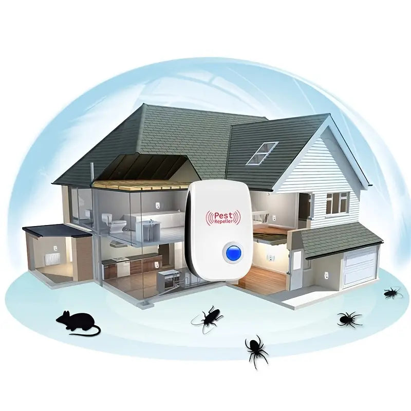 Ultrasonic Insect Repellent Indoor Electronic Insect Repellent Applicable to Mosquitoes Mice Cockroaches Spiders and Insects