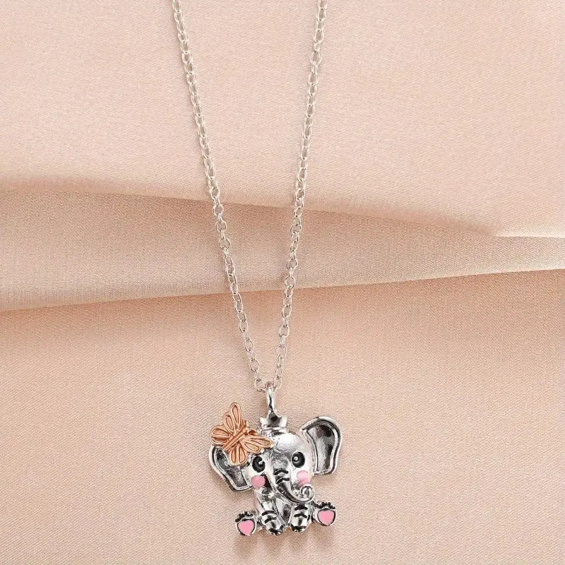 Elephant Pendant Necklace, Spiritual Jewelry
