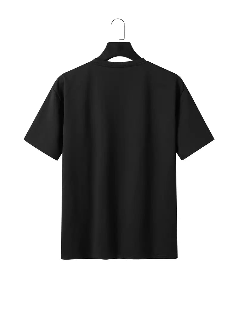 AMIRI Print, Men's Summer Round Neck, Men's Short-sleeve T-shirt, Casual Wear, Men's Clothing