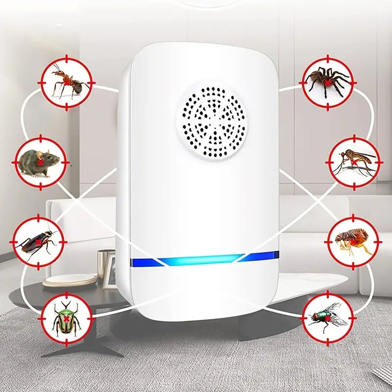 Ultrasonic Insect Repellent Indoor Electronic Insect Repellent Applicable to Mosquitoes Mice Cockroaches Spiders and Insects
