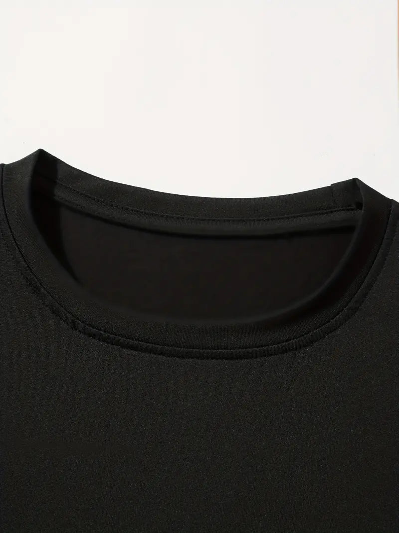 AMIRI Print, Men's Summer Round Neck, Men's Short-sleeve T-shirt, Casual Wear, Men's Clothing