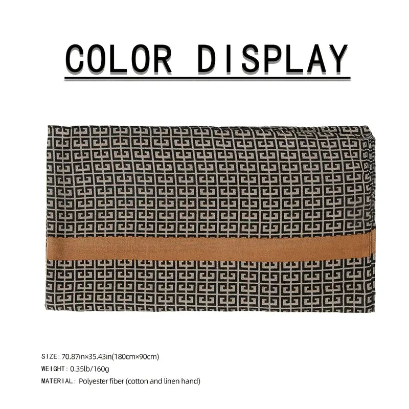 Women's Fashion Scarf, Long Shawl, Light and Soft, Suitable for All Seasons