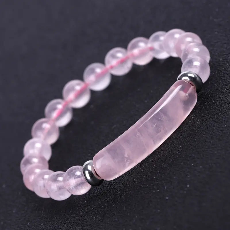 1pc Healing Stone Bracelet, Natural Gemstone, Chakra Crystal Energy Bracelet, Handmade Jewelry