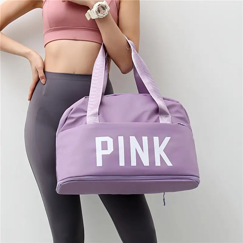 Letters Travel Handbag, Duffle Bag, Travel Luggage Bag, Large Capacity Multifunctional Bag (Expandable)