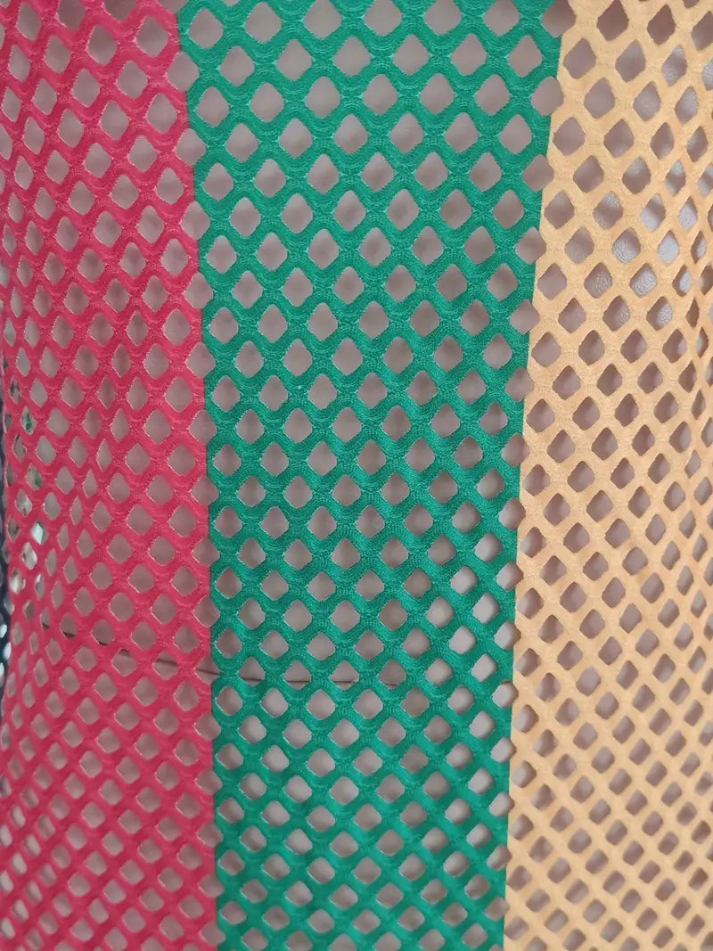 Color Block Cut Out Split Dress, Sexy Beach Wear Short Sleeve Dress