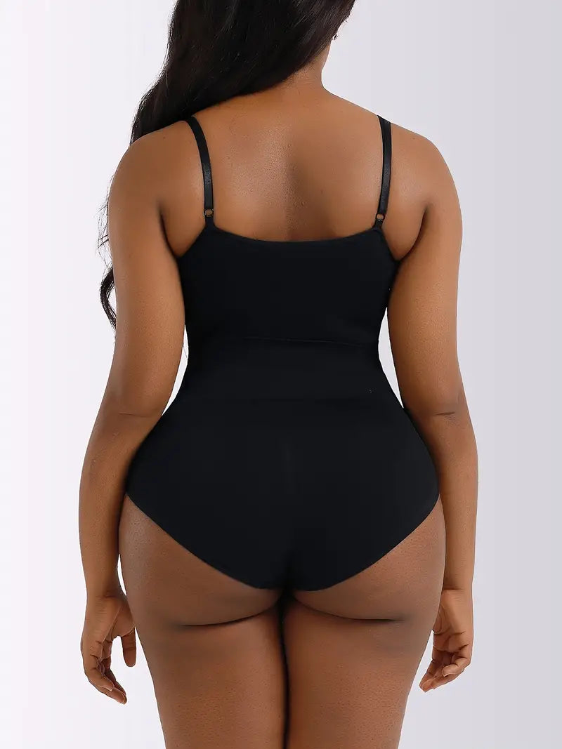 Women's Tummy Control One Piece Body Shaper, Seamless Elasticity Waist Trainer Shaper, Compression Slimming Tummy Control Shorts Bodysuit Shapewear