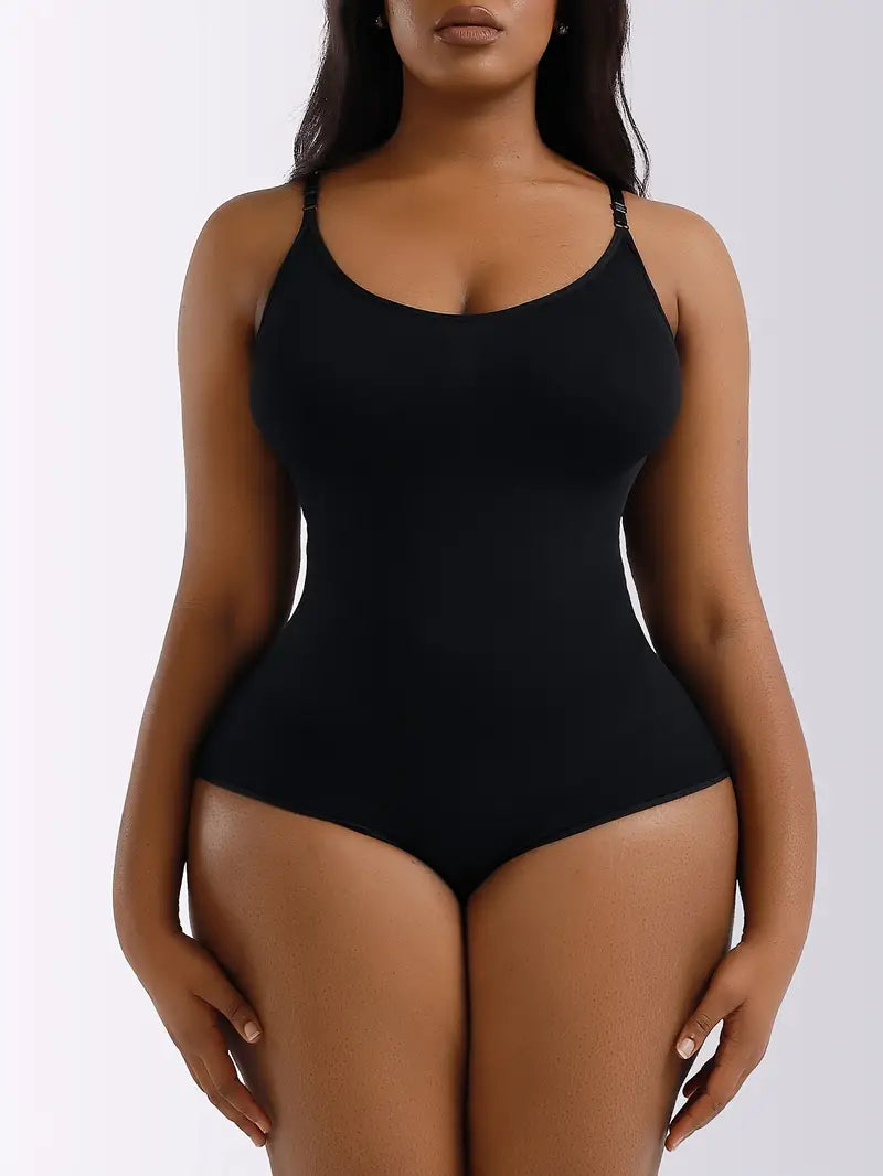 Women's Tummy Control One Piece Body Shaper, Seamless Elasticity Waist Trainer Shaper, Compression Slimming Tummy Control Shorts Bodysuit Shapewear