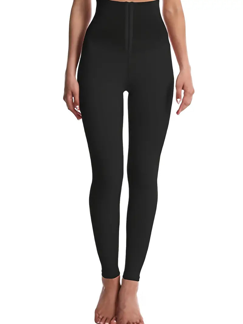 High Waist Skinny Fitness Solid Legging, Butt Lifting Tummy Control Sexy Leggings
