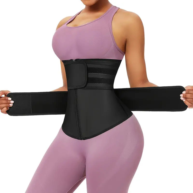 Breathable Neoprene Waist Trainer Trimmer Belt, Body Shapewear for Women, Order A Size Up