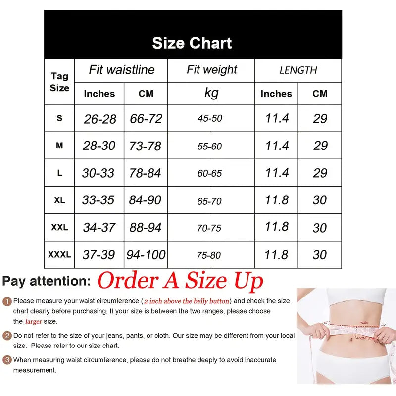Breathable Neoprene Waist Trainer Trimmer Belt, Body Shapewear for Women, Order A Size Up
