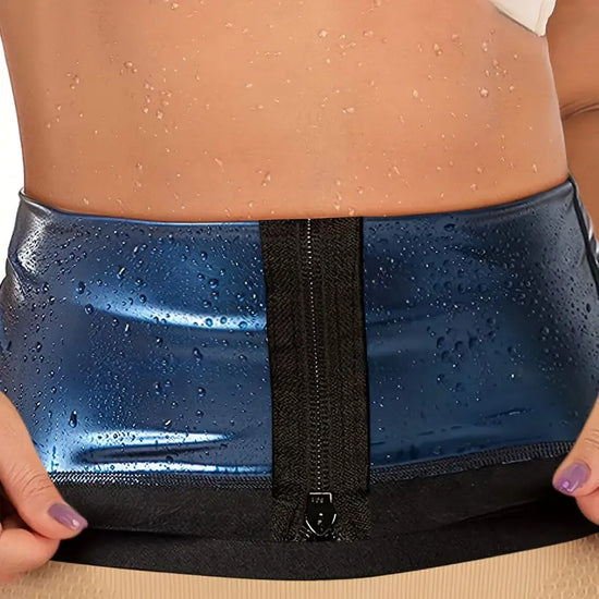 Sweat Suit & Waist Trimmer - Sauna Sweat Belt for Weight Loss