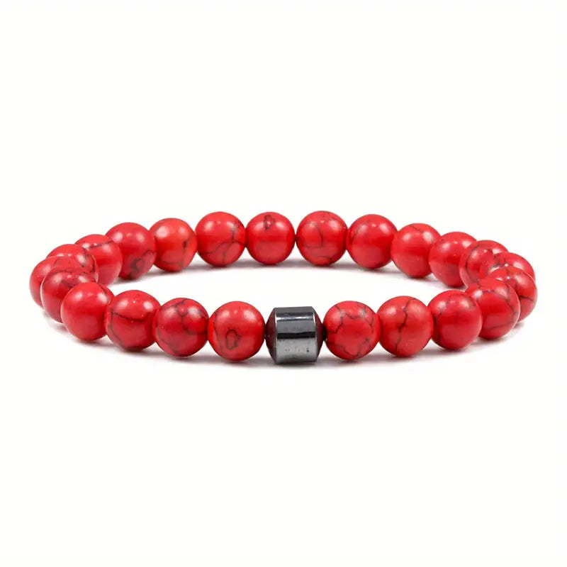 Rejuvenate Your Spirit with Healing Magnetic Natural Stone Bead Bracelet For Men / Women