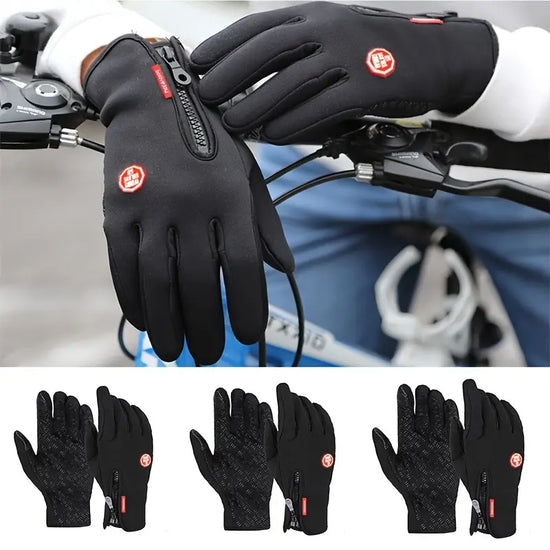 Windproof, Waterproof Warm Touch Screen Gloves Cycling Gloves for Women Men