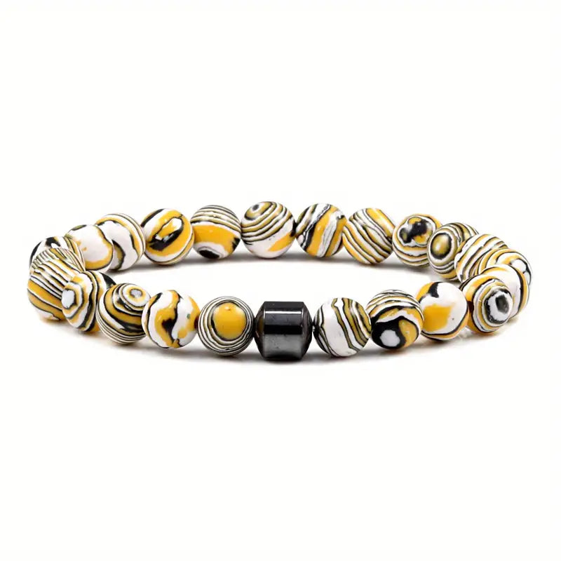 Rejuvenate Your Spirit with Healing Magnetic Natural Stone Bead Bracelet For Men / Women