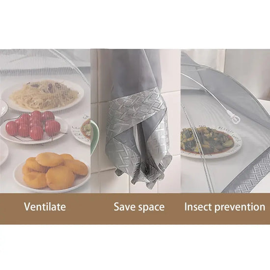 High Density Mesh Food Cover, Dustproof Food Cover, Multifunctional Pop Up Foldable High Density Mesh Tent, Blocks Flies, Mosquitoes, Suitable for Outdoor, Kitchen, Party Picnic, BBQ, Reusable Kitchen Supplies