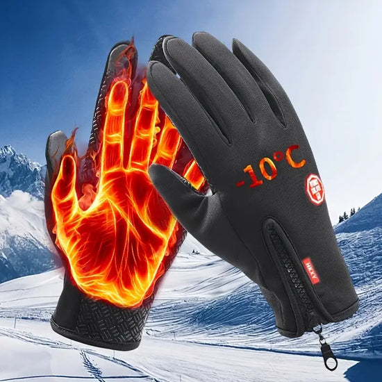 Windproof, Waterproof Warm Touch Screen Gloves Cycling Gloves for Women Men