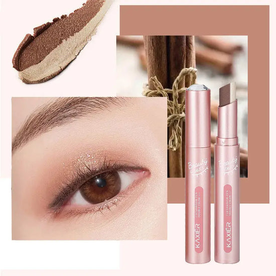 Double Color Eye Shadow Stick Gradient Lazy Eye Makeup Waterproof Sweat-proof Not Easy To Smudge Cosmetics Beauty Makeup Tools