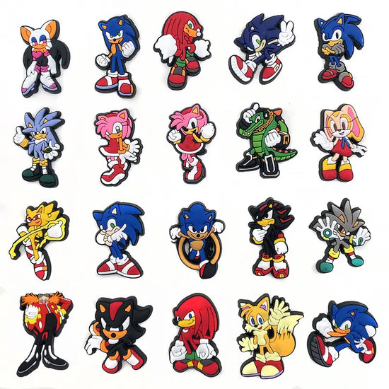 20pcs Anime Shoe Charms Fit For Clog Sandals Cartoon Shoe Decoration Accessories For Birthday Gifts Party Favor